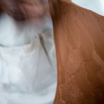 Magdalene Odundo in her studio in Farnham 2016